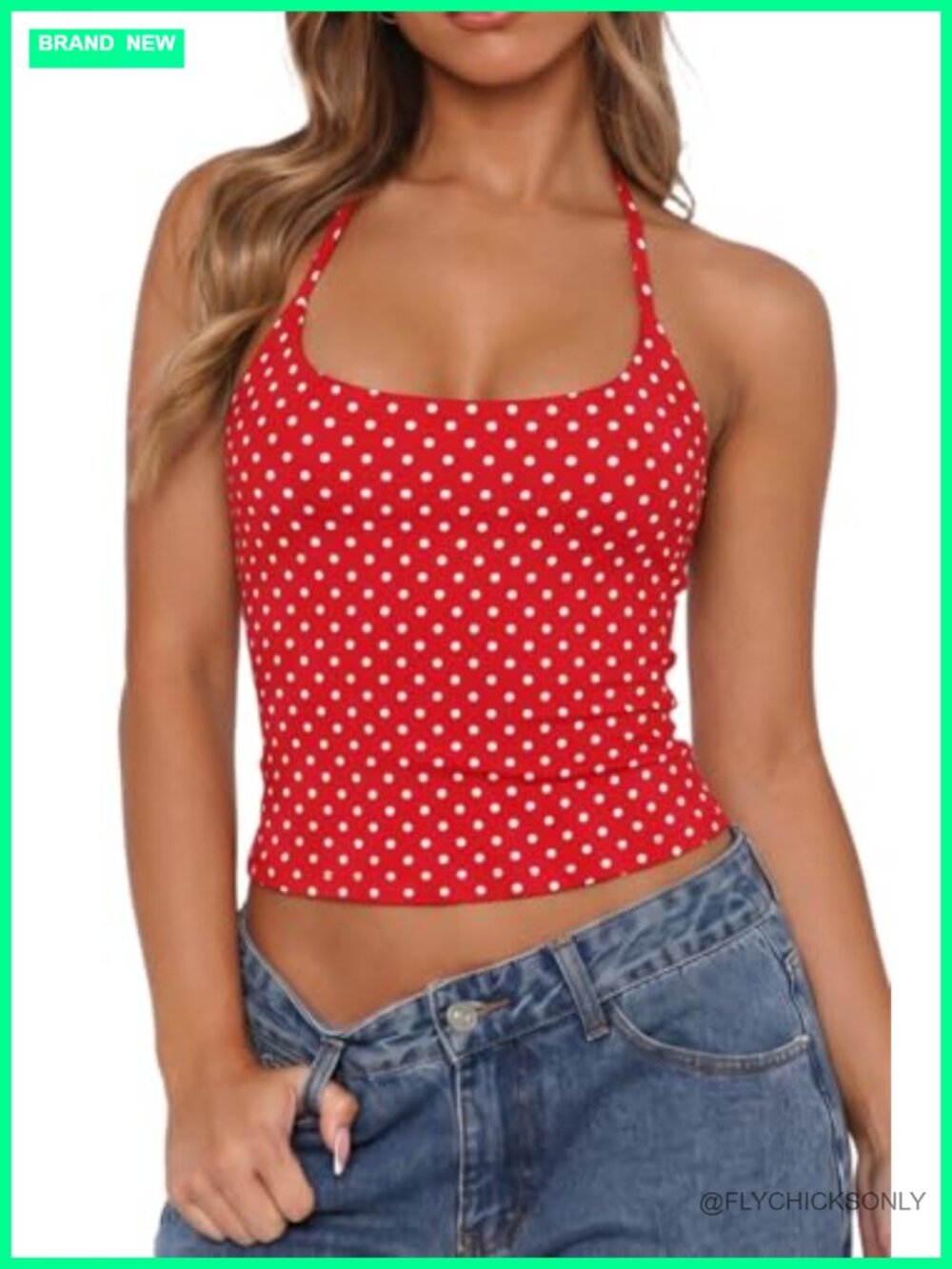 Self Tie Halter Neck Double Lined Cropped Basic Top